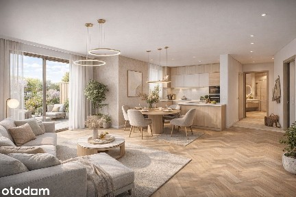 Przestronny apartament w widokowym tarasem w doskonałej lokalizacji