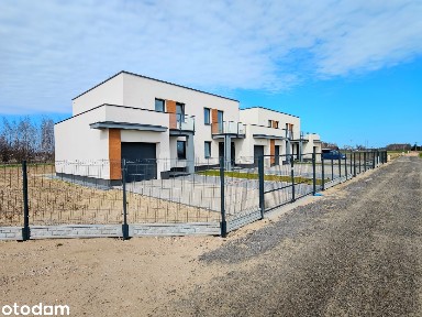 Gotowe domy w zabudowie szeregowej 110m2, 4 pokoje,Garaż, pompa ciepła