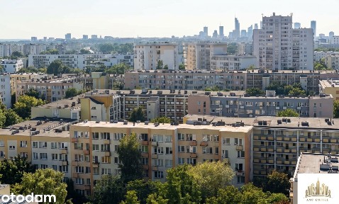 Gocław Duża, Przestronna Kawalerka 38,5m² 12. piętro, Widok | 2 pokoje