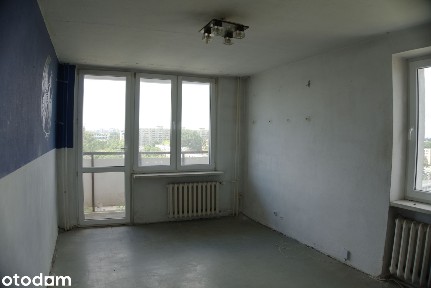 Trzypokojowe 47,31 m² do remontu, 9. piętro, balkon, metro Bródno