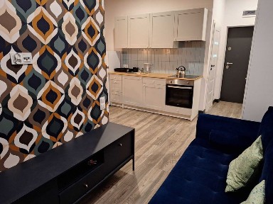 Industrialny apartament z oddzielną sypialnią i balkonem w Centrum, ok. Piotrkowskiej, Pasażu Róży, Placu Wolności, ul. Wschodnia 36