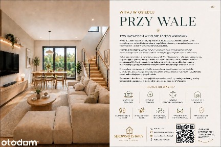 Nowoczesny dom z tarasem i ogrodem | Garaż I 5 pokoi, 136 m² I Wawer