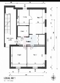 3 pok| 48,6 m² | Kamienica | Wysokie 2,8