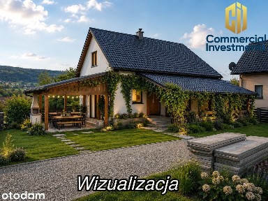 Dom z widokiem na góry | poddasze do adaptacji | Las, gm. Ślemień