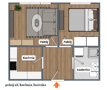 Syberka | 2 pokoje | do remontu | ŚWIETNA LOKALIZACJA!