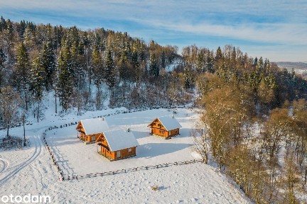 Kompleks 3 nowych domów w Beskidach