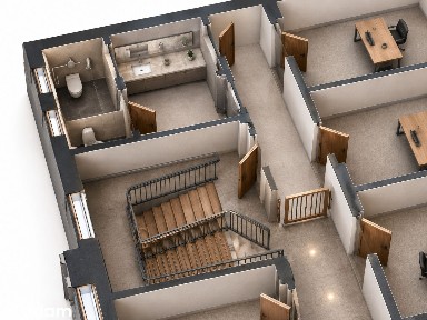 Lokal użytkowy 191,68 m², I piętro, wejście z parkingu.