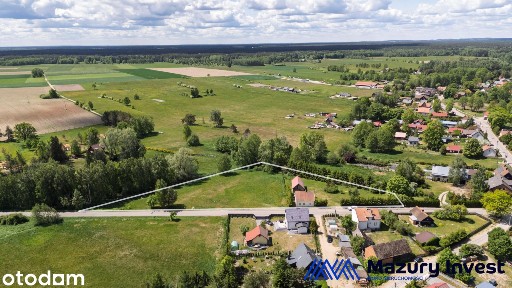 Siedlisko 7100 m2 z WZ na 5 domów - Piasutno, 250 m od plaży gminnej