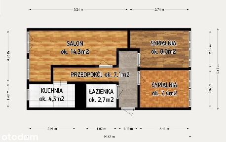 3 pok. Dla Studentów w samym centrum Wrocławia