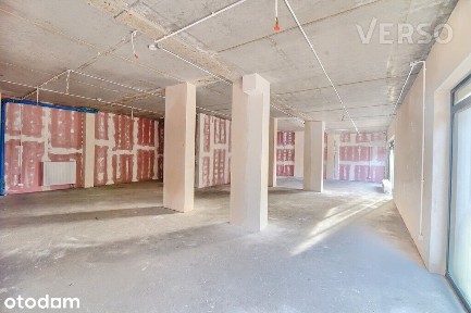 Duży jednostronny lokal 158,26 m2 oddany do użytku
