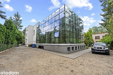 Nowoczesny, szklany bydynek - 300mkw, Saska Kępa, 5 miejsc postojowych