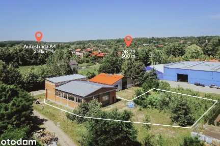 Chrzanów, ul. Polna 15D - budynek biurowo-usługowo-magazynowy