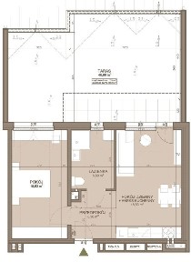2-pokojowe mieszkanie 46,83 m2 + balkon