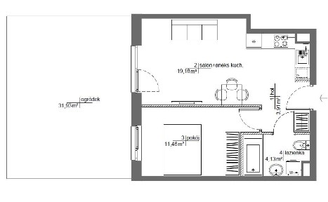 Małe mieszkanie z ogrodem | 38 m² | Niedaleko metro | Piękna okolica!