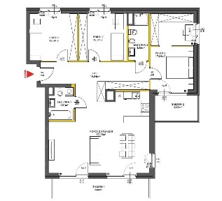 Rodzinny metraż w nowoczesnym wydaniu | 5 pok | 104 m² | Ogromny salon