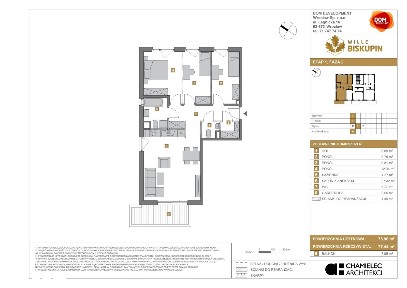 4-pokojowe mieszkanie 75m2 + balkon