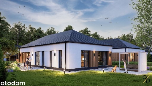 Ostatni wolny lokal - parterowy bliźniak 155 m2, działka 800 m2