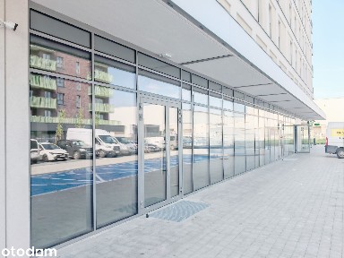 Nowy lokal usługowy z ogródkiem, witrynami i parkingiem - duże osiedle