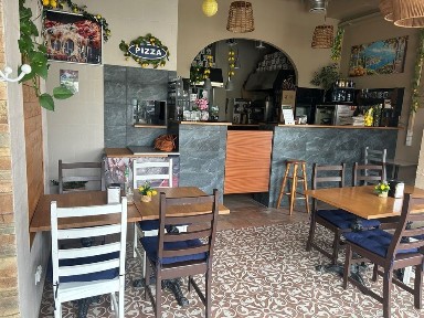 Odstępie pizzerię