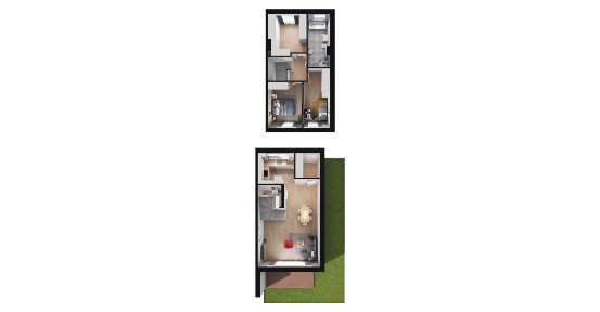 4-pokojowy dom 80m2 + ogródek Bezpośrednio