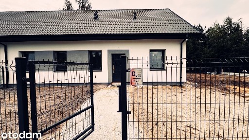 Nowy dom 91m² + 95m² poddasze nieużyt. Działka 500m², 25min od Wa-wy