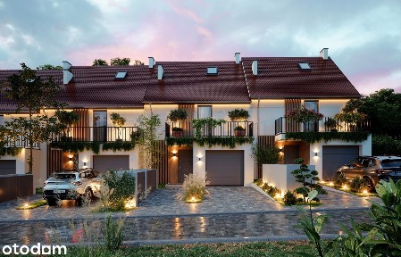 Skrajny segment | 119,67 m² | Ogród 188 m² | Garaż | Panorama Kłodzka