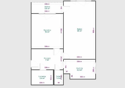 Piła Zamość - mieszkanie 2-pokojowe 50,5m² po remoncie, salon 20m², balkon, piwnica, umeblowane, parking, gotowe do wprowadzenia
