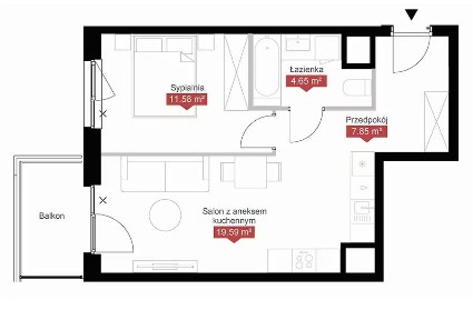 Mieszkanie idealne na start! | 2 pokoje | Nowoczesne osiedle | 0% PROW
