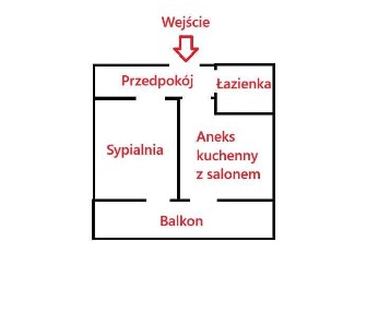 Mieszkanie na wynajem z dużym balkonem w Rybnik - Boguszowice Osiedle