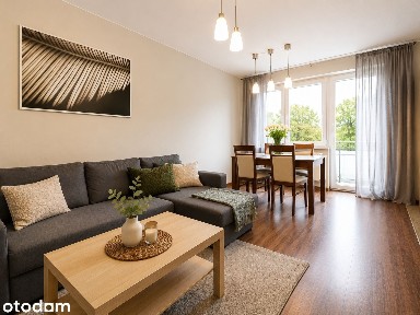 Przestronne 3 pokoje na Górczynie - I piętro, balkon, wyposażone