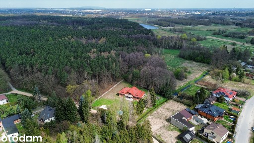 DWOREK POD LASEM | DZIAŁKA 4179 m² | JEZIORO I RZEKA W OKOLICY