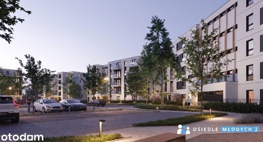 3-pokojowe mieszkanie + balkon - Osiedle Młodych 2.0 - 4 budynek