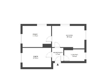 Okazyjna Cena! | Do remontu | 50,6 m² | Bolszewo