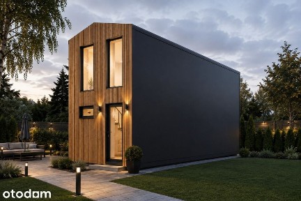 Dom modułowy 55 m² z antresolą. Pod klucz