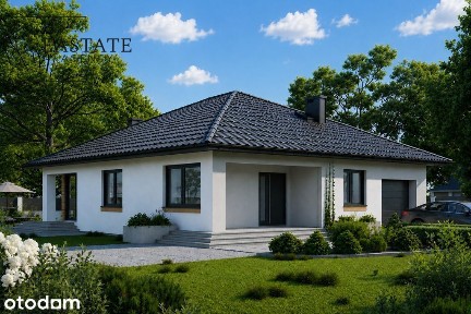 Dom parterowy z 3 sypialniami i garażem