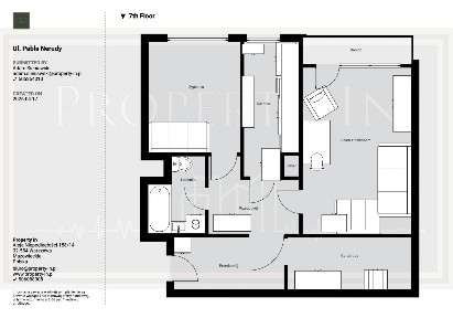 2 pokoje | Garderoba | 56,72m2 | Komórka lokatorska | Bielany