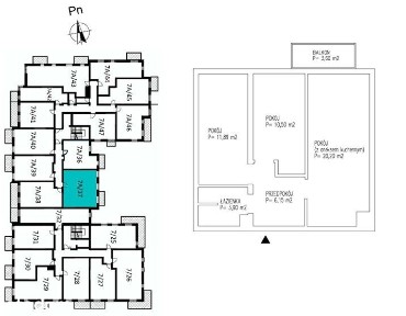 3 piętro + winda | 3 pokoje | 13 100,00zł/m²