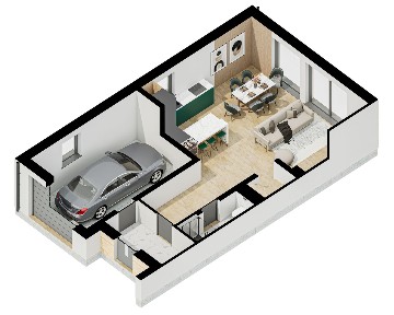 Bliźniak/ 4 sypialnie+salon / garaż / oddanie III kwartał 2026!