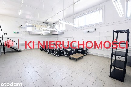 Hala z biurem I duża brama I chłodnia oraz okap I parking