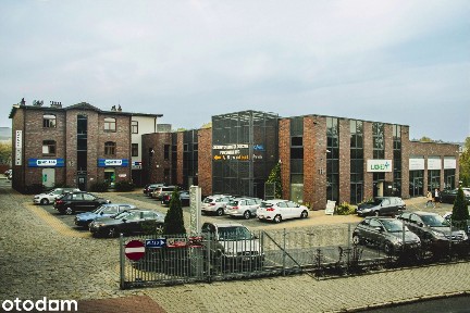 BEZPOŚREDNIO Biuro 35m2, industrialny obiekt,klima,duży parking
