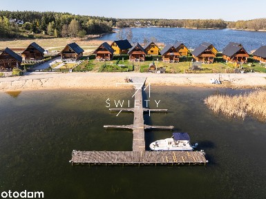 Dom nad jeziorem, pierwsza linia, marina, Wielka Pętla Wielkopolski