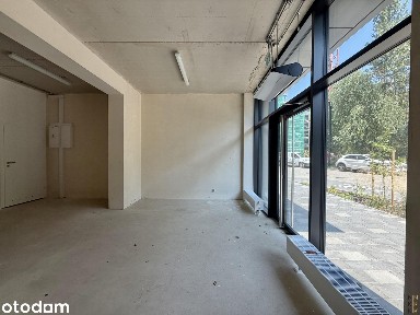 Nowy lokal usługowy 57,4 m² | Parter | Witryna | Stan deweloperski