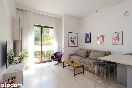 Saska Kępa 40 m2, 3,35m wysokości, ogród