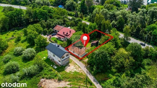 Brzesko - działka 614 m² ze starym domem