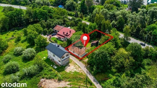 Brzesko - działka 614 m² ze starym domem