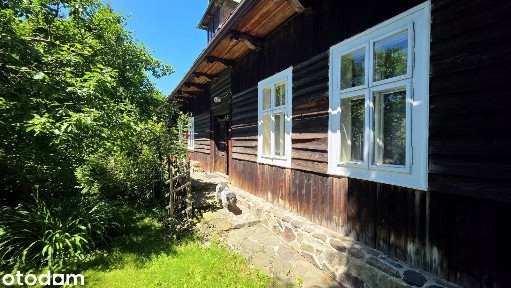 Wyjątkowy dom z bali z ogrodem | Lubomierz, Gorce