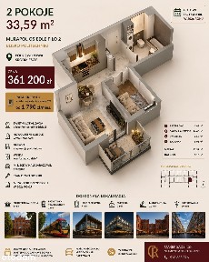 2 pokoje | 2 piętro | Balkon | Sukcesja | Politechnika | Student