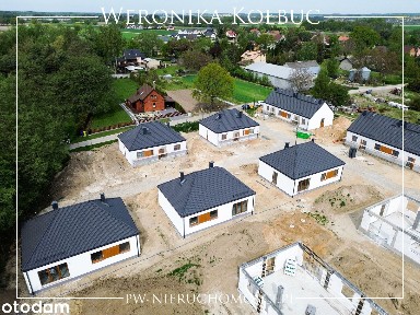 Domy parterowe w zielonej okolicy 3km za Szczodrem.
