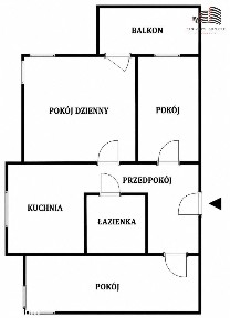 59,20 m2, 3 pokoje, 1 piętro, Sławinek