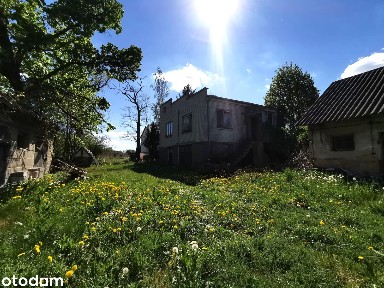 Dom 90m²+budynki gosp. 360m²/ działka 1,02 ha/ Pomorzany-Kolonia